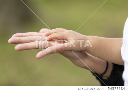 母親和孩子的手 54577684