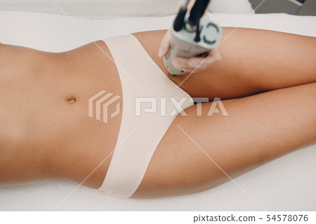 Bikini Laser epilation and cosmetology. 54578076