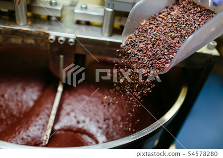 Artisan chocolate making Artisan chocolate making 54578280