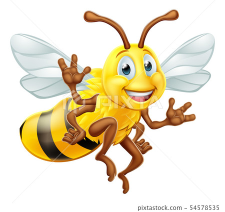 Bumble Bee Cartoon Character