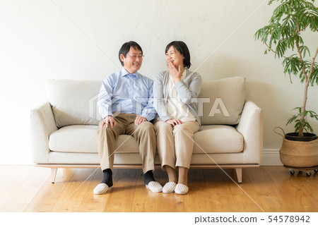 Middle senior couple 54578942