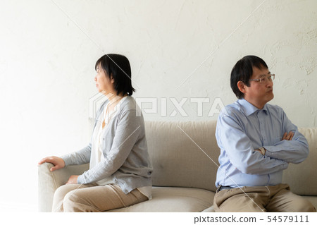 Middle senior couple Middle senior couple 54579111