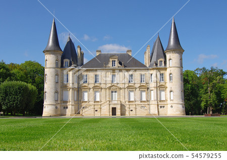 French wine castle. Chateau Pichon Longueville French wine castle. Chateau Pichon Longueville 54579255