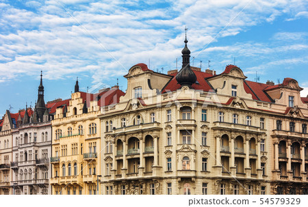 old and beautiful house in city old and beautiful house in city 54579329