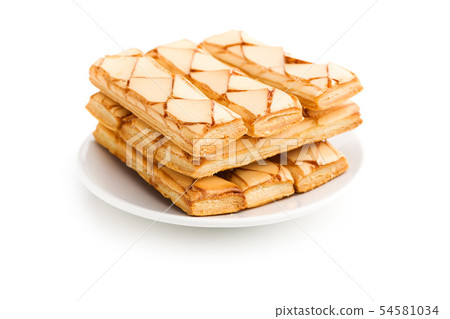 Sweet biscuits. Tasty dessert. Sweet biscuits. Tasty dessert. 54581034