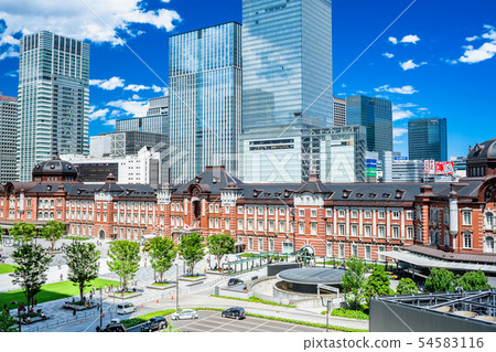 Tokyo Station Marunouchi mouth Station front view 54583116