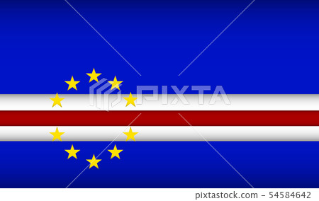 Flag of Cape Verde. 54584642