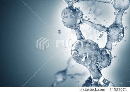 DNA molecules on the beautiful backdrop 54585071