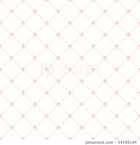 Seamless Pattern With Royal Lily Seamless Pattern With Royal Lily 54589194