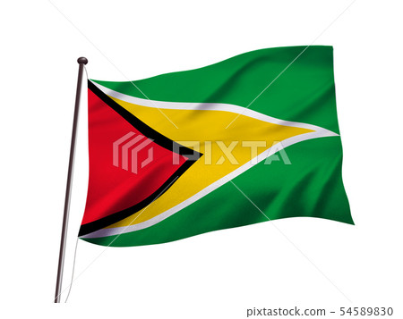 圭亞那國旗圖像 54589830