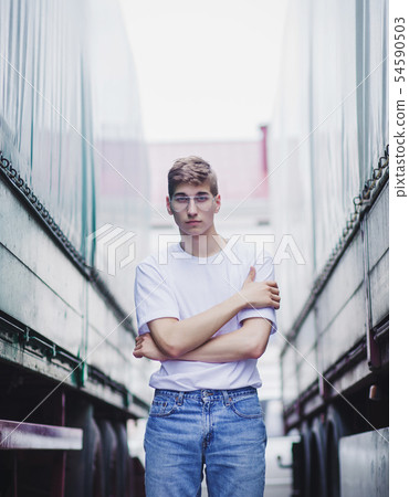 Handsome young man Handsome young man 54590503