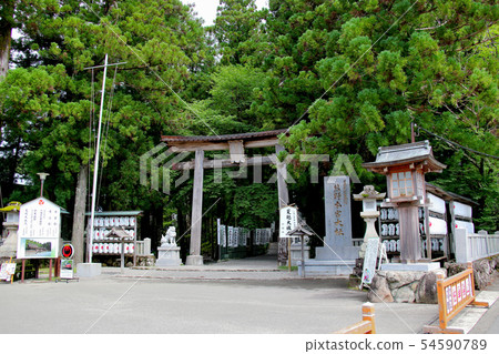 Kumano Motomiya Taisha Torii Salon Car Add the Head Mark of the Bear 54590789