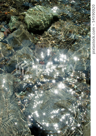 閃閃發光的水面 閃閃發光的水面 54590920