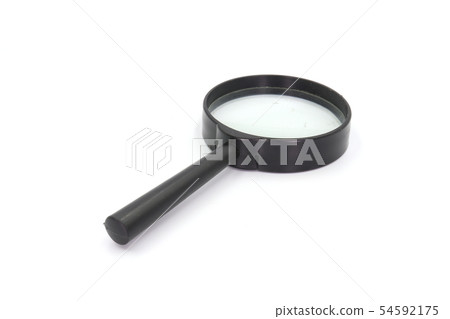 Magniflying glass isolated on white background. 54592175