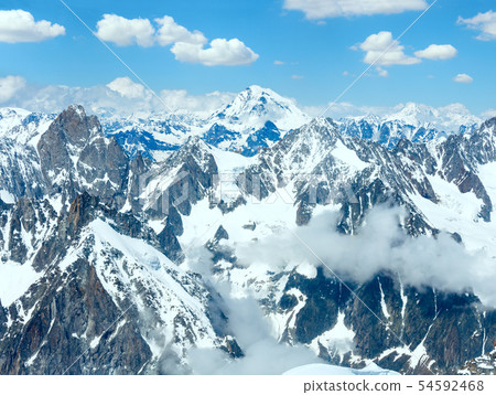 Mont Blanc mountain massif, France 54592468