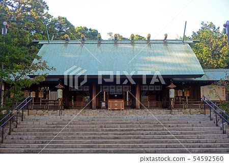 Shibata shrine worship hall-1 Shibata shrine worship hall-1 54592560