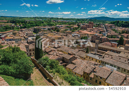 View of the newest part of Colle di Val d Elsa 54592910