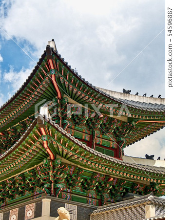 韓國傳統建築Gwanghwamun 韓國傳統建築Gwanghwamun 54596887