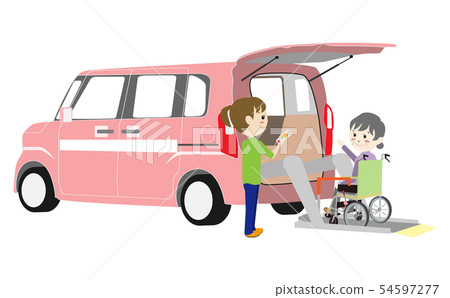 Welfare equipment care lift car wagon elderly 54597277