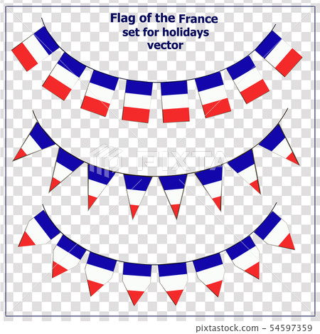 Set with flags France. Set with flags France. 54597359