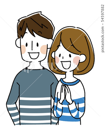 A young couple A young couple 54597882