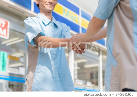 搖動 握手 人 54598303