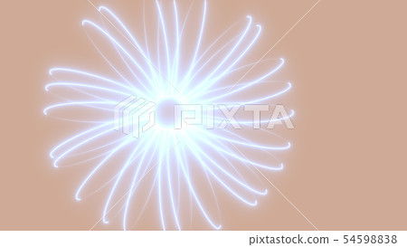 CG laser beam that shines in a ring 54598838