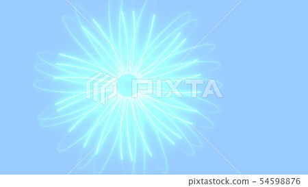 CG laser beam that shines in a ring CG laser beam that shines in a ring 54598876