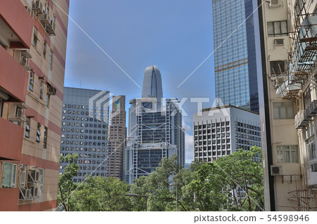 residential Buildings at wan chai , 1 July 2019 residential Buildings at wan chai , 1 July 2019 54598946