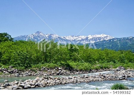 解凍的春天山河天空 解凍的春天山河天空 54599382