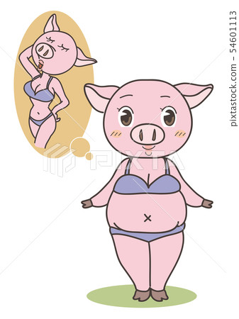 之前飲食豬 54601113