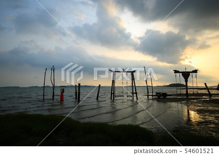 Memories of the beach, beach, sea scenery! 54601521