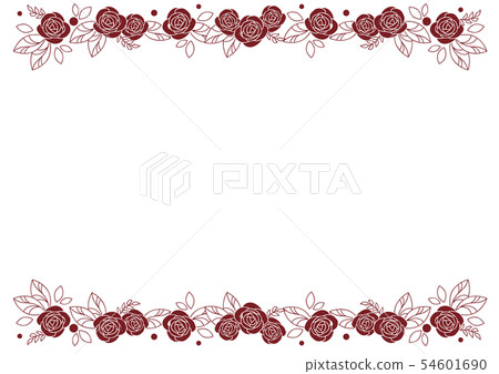 Rose frame-red 54601690