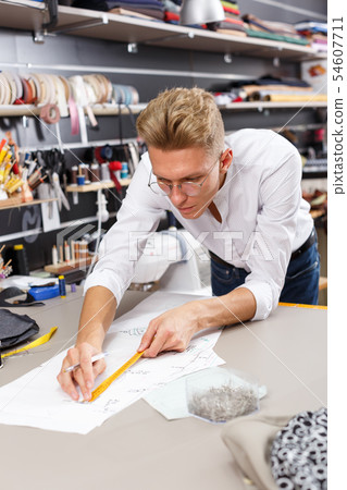 tailor, samples, ruler 54607711