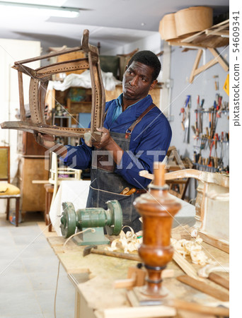 Process of renewing vintage chair Process of renewing vintage chair 54609341