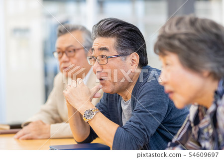 person, discussion, business 54609697