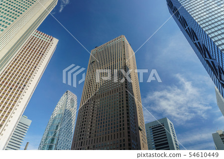 High-rise building at Shinjuku in Tokyo , Japan . High-rise building at Shinjuku in Tokyo , Japan . 54610449
