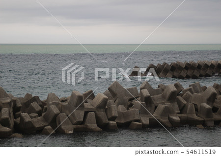 Cloudy Toyama Bay June Izen Coast Evening 54611519