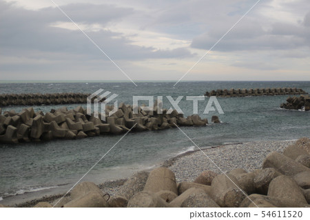 Cloudy Toyama Bay June Izen Coast Evening 54611520