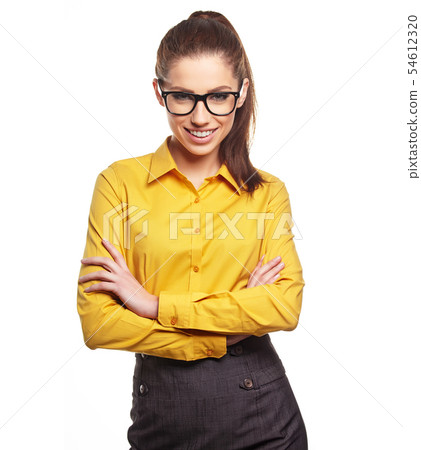 business woman in glasses business woman in glasses 54612320