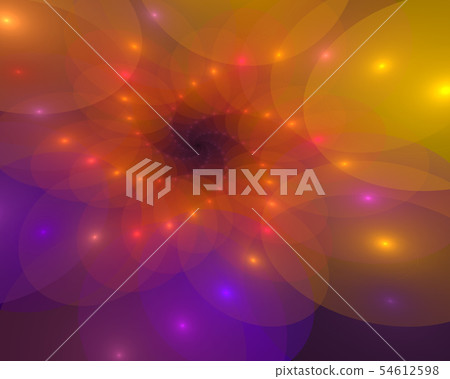 Abstract spiral background with luminous swirling 54612598