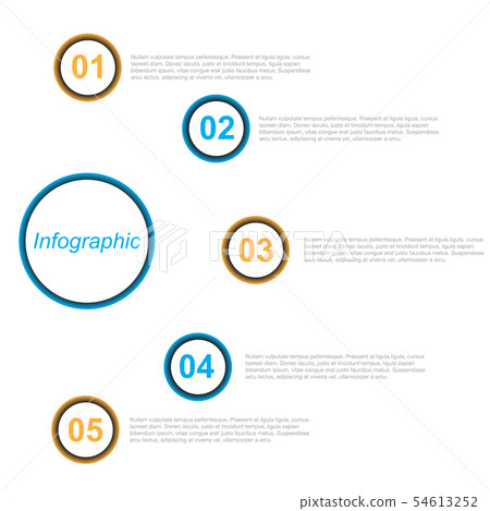 Info-graphic design template.  54613252