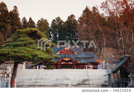 Morioka Hachimangu Shrine main hall entrance in 54613919