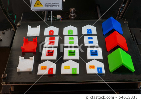 用3D打印機製作的房子 用3D打印機製作的房子 54615333