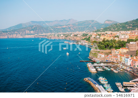 Aerial view of Sorrento city, Amalfi coast, Italy 54616971