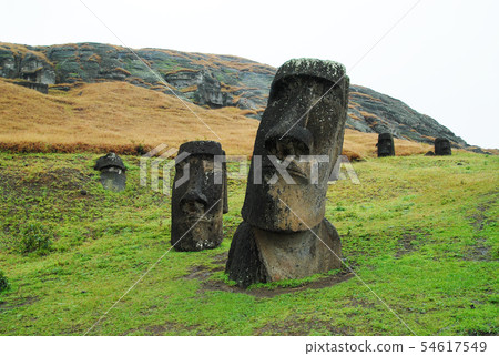 Easter Island Lano Lalac's Moai (Chile) Easter Island Lano Lalac's Moai (Chile) 54617549