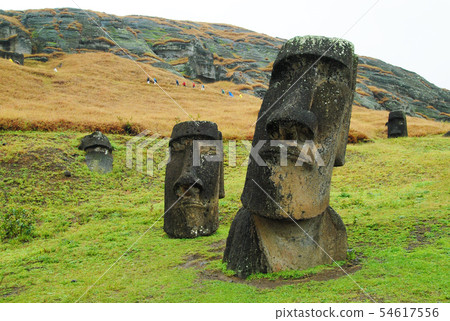 Easter Island Lano Lalac's Moai (Chile) Easter Island Lano Lalac's Moai (Chile) 54617556