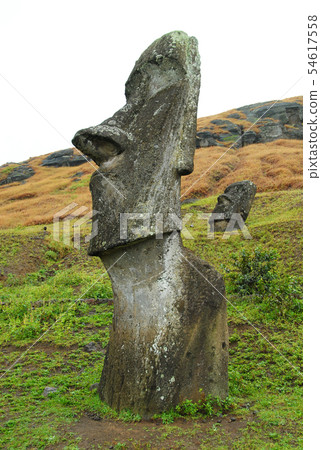 Easter Island Ranolarak's Moai (Chile) Easter Island Ranolarak's Moai (Chile) 54617558