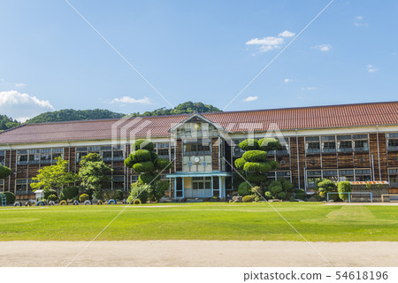 Wooden school building Wooden school building 54618196