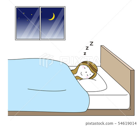 Young woman mom deep sleep 54619014